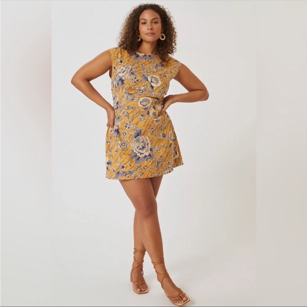 TIE-BACK UTILITY MINI DRESS, NWT, size 26